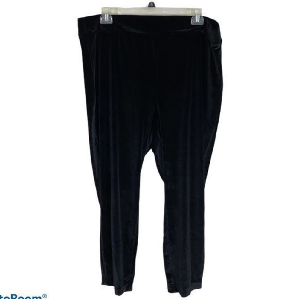 Loft plus size black velvet leggings women’s size 26